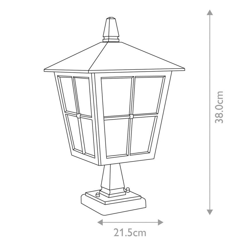 Elstead - Āra lampa CANTERBURY 1xE27/100W/230V IP43