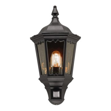 Elstead - Āra sienas lampa ar sensoru MEDSTEAD 1xE27/100W/230V IP43