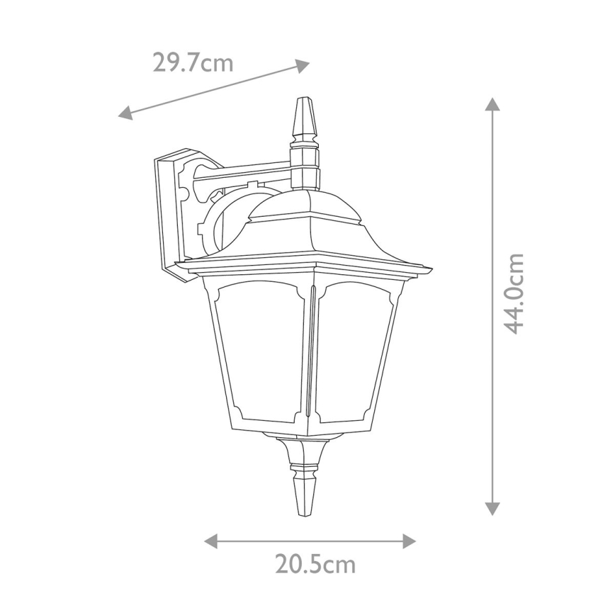 Elstead - Āra sienas lampa CHAPEL 1xE27/100W/230V IP44
