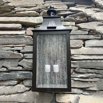 Elstead - Āra sienas lampa KENDAL 2xE14/60W/230V IP44
