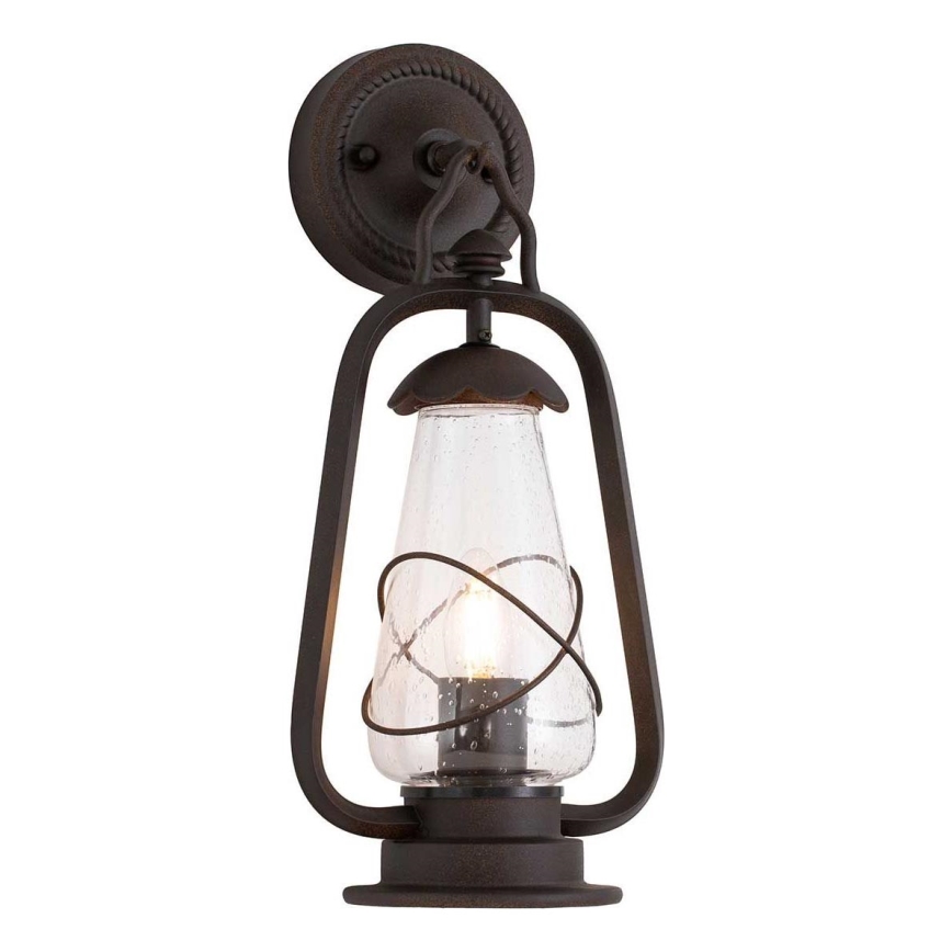 Elstead - Āra sienas lampa MINERS 1xE27/60W/230V IP44