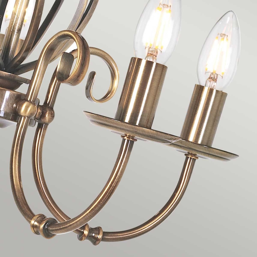 Elstead - Lustra ar ķēdi ARTISAN 5xE14/60W/230V