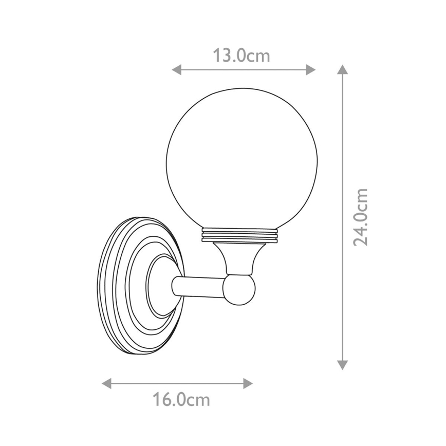 Elstead - LED Vannas istabas sienas lampa AUSTEN 1xG9/3W/230V IP44