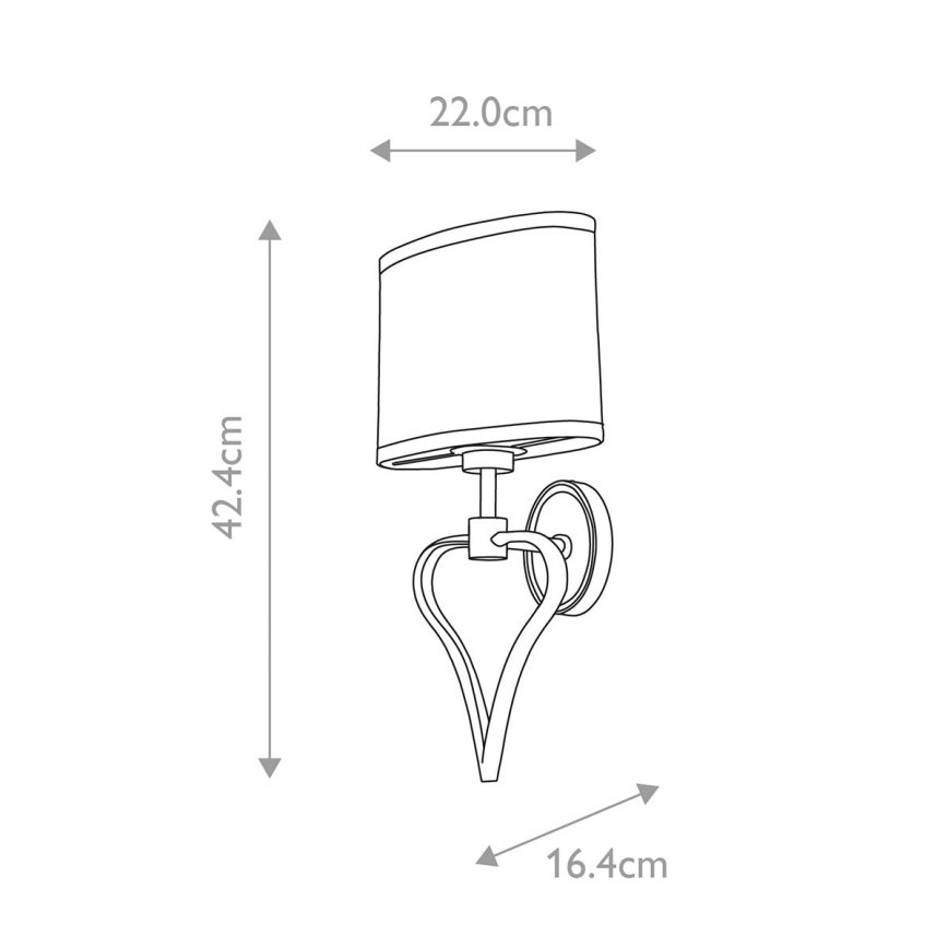 Elstead - LED Vannas istabas sienas lampa FALMOUTH 1xG9/3W/230V + LED/1W IP44
