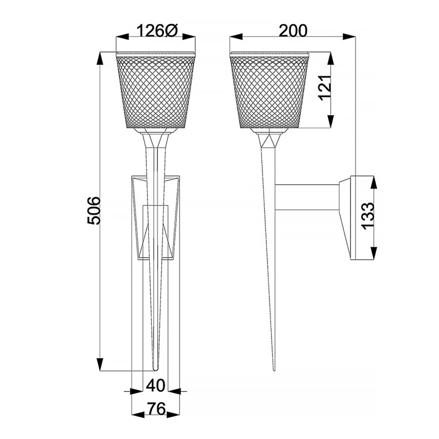 Elstead - LED Vannas istabas sienas lampa VERITY 1xG9/3W/230V IP44