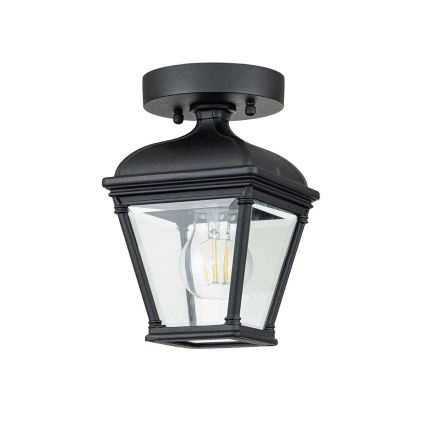Elstead - Āra griestu gaismeklis BAYVIEW 1xE27/60W/230V IP44 melns