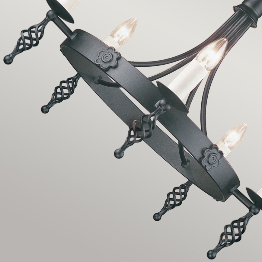 Elstead - Lustra ar ķēdi BELFRY 5xE14/60W/230V