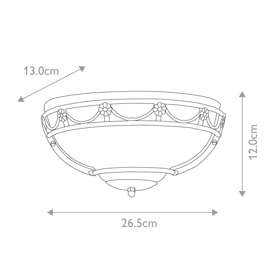 Elstead - Sienas lampa CARISBROOKE 1xE27/60W/230V