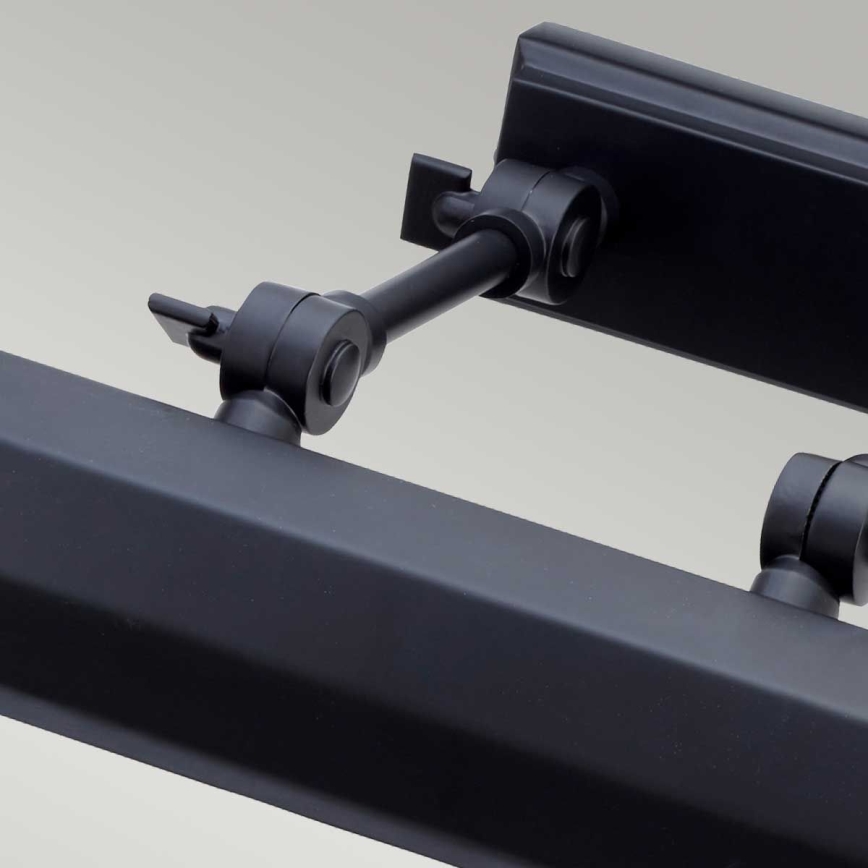 Elstead - Gleznu gaismeklis CHAWTON 4xE14/40W/230V melns