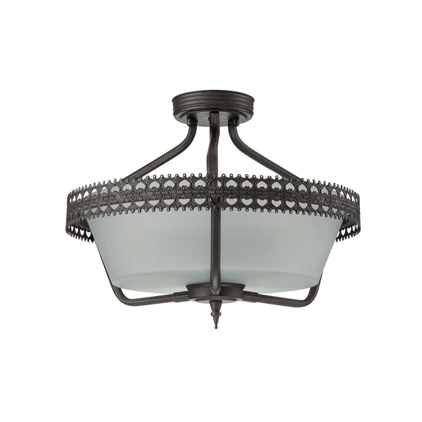 Elstead - Virsapmetuma lustra CROWN 3xE27/60W/230V
