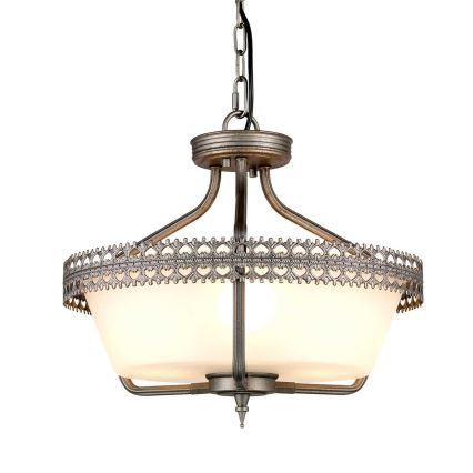 Elstead - Virsapmetuma lustra CROWN 3xE27/60W/230V