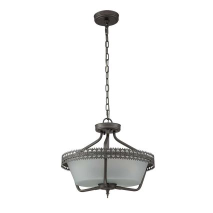 Elstead - Virsapmetuma lustra CROWN 3xE27/60W/230V
