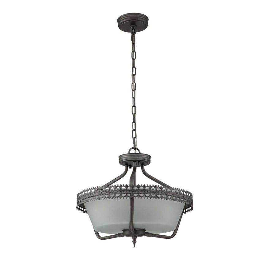 Elstead - Virsapmetuma lustra CROWN 3xE27/60W/230V