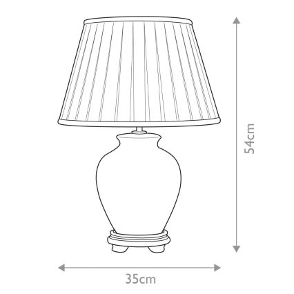 Elstead - Galda lampa LINYI 1xE27/60W/230V