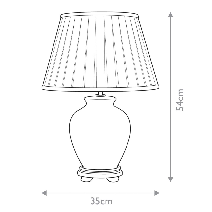 Elstead - Galda lampa LINYI 1xE27/60W/230V