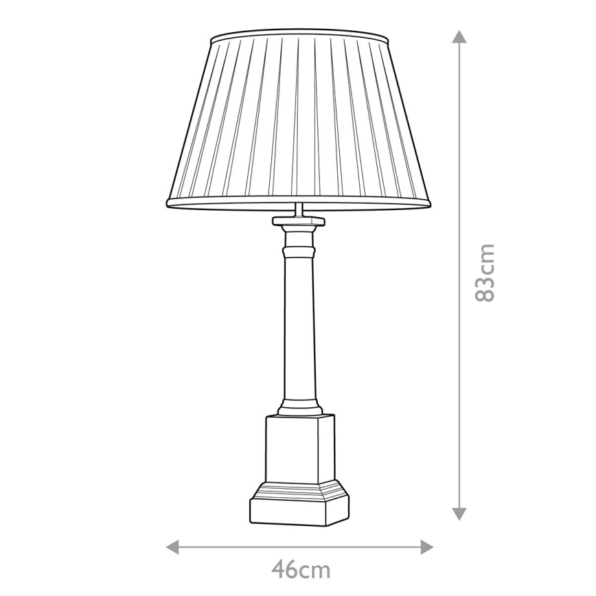 Elstead - Galda lampa LOUVIERS 1xE27/60W/230V