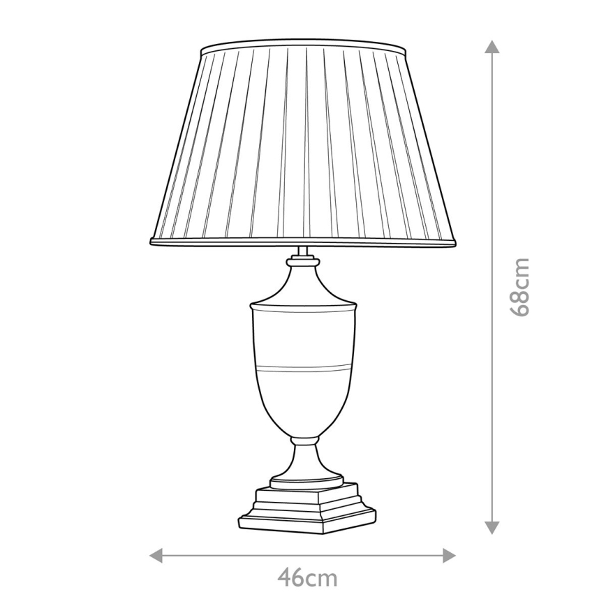 Elstead - Galda lampa NARBONNE 1xE27/60W/230V