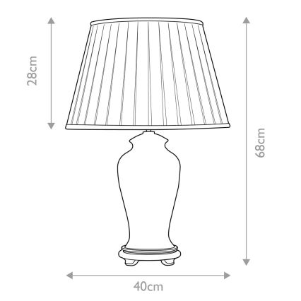 Elstead - Galda lampa SASHI 1xE27/60W/230V