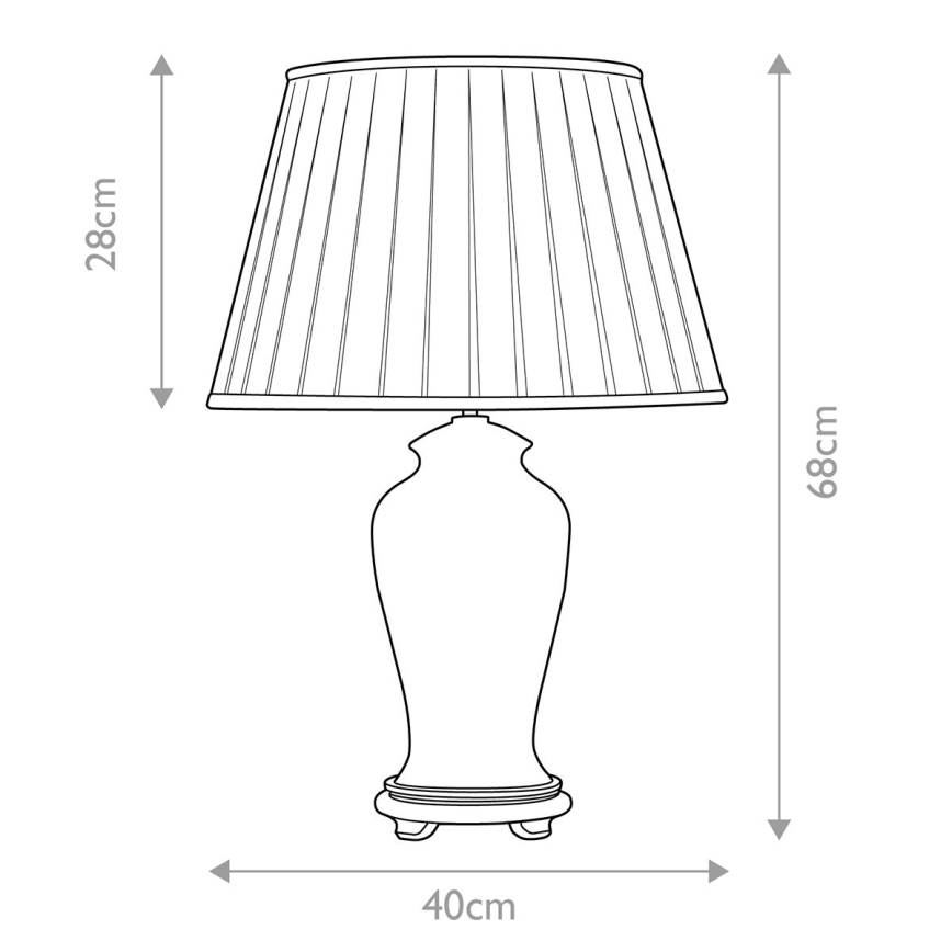 Elstead - Galda lampa SASHI 1xE27/60W/230V