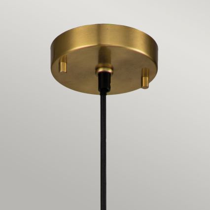 Elstead - Lustra ar auklu ETOILE 1xE27/60W/230V d. 13,3 cm zelta