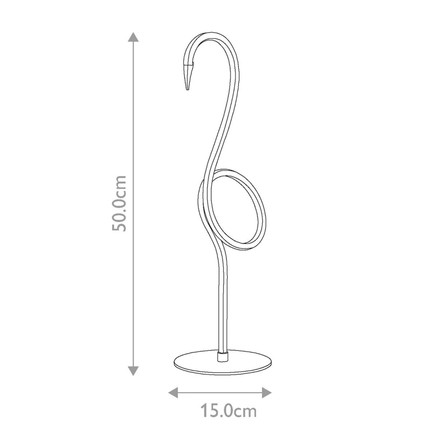 Elstead - LED galda lampa FLAMINGO LED/6W/230V 3000K rozā