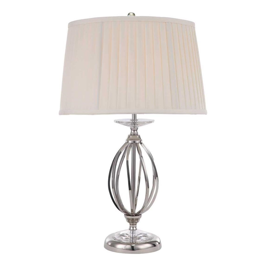 Elstead - Galda lampa AEGEAN 1xE27/60W/230V spīdīgi hromēts