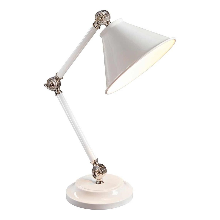 Elstead - Galda lampa PROVENCE ELEMENT 1xE27/60W/230V balta