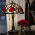 Elstead - Galda lampa Tiffany LARISSA 2xE27/60W/230V