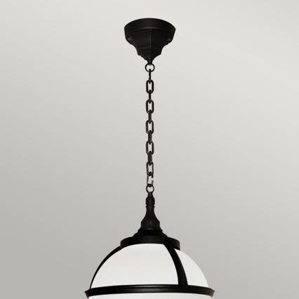 Elstead - Āra lustra ar ķēdi GLENBEIGH 1xE27/60W/230V IP44