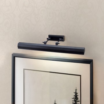 Elstead - Gleznu gaismeklis CHAWTON 4xE14/40W/230V melns