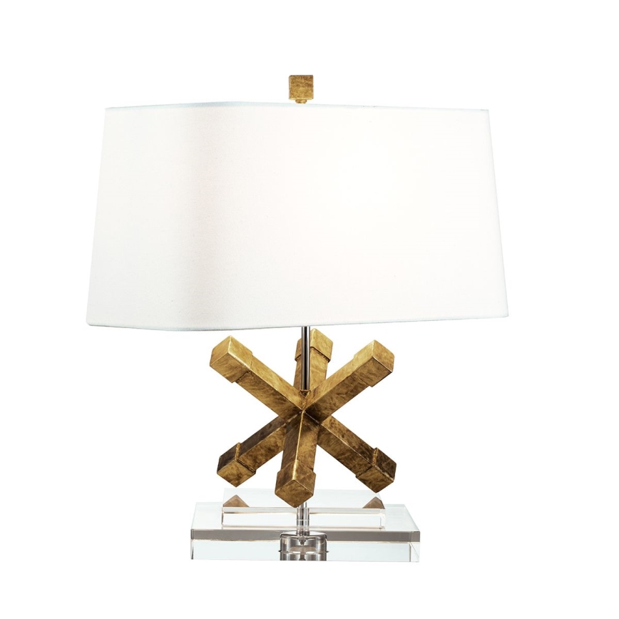 Elstead - Galda lampa JACKSON SQUARE 1xE27/60W/230V