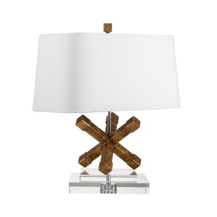 Elstead - Galda lampa JACKSON SQUARE 1xE27/60W/230V