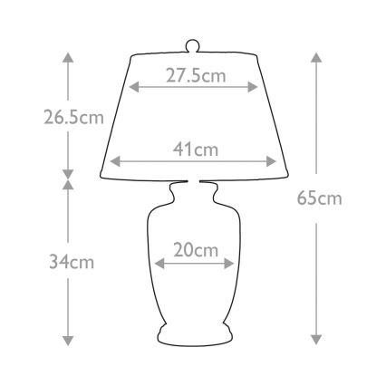 Elstead - Galda lampa GOLD BIRDS 1xE27/60W/230V