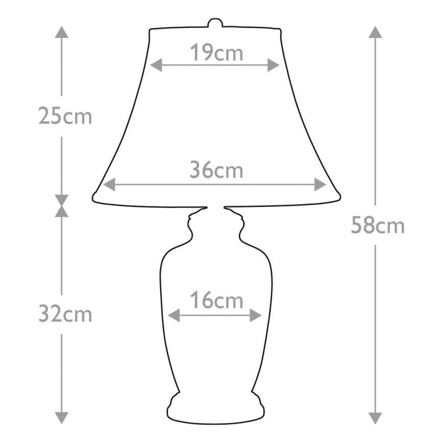 Elstead - Galda lampa GOLDTHISTLE 1xE27/60W/230V