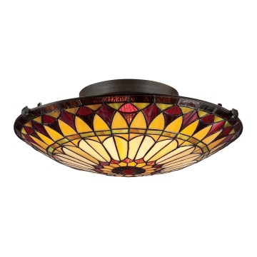 Elstead - Griestu gaismeklis Tiffany WEST 2xE27/75W/230V
