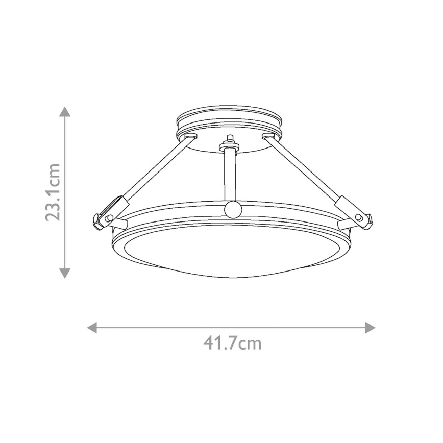 Elstead HK-COLLIER-SF-S - Virsapmetuma lustra COLLIER 3xE14/60W/230V