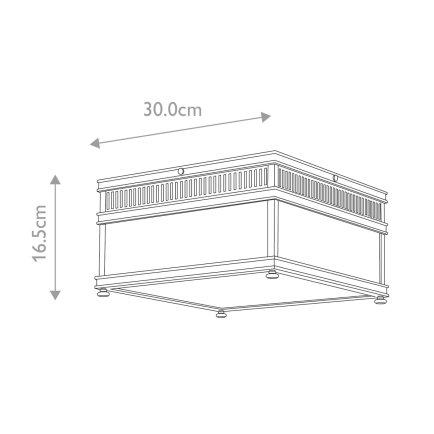 Elstead - Āra griestu lampa HOLBORN 2xE27/60W/230V IP44