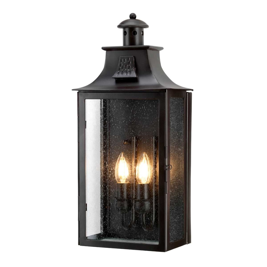 Elstead - Āra sienas lampa KENDAL 2xE14/60W/230V IP44