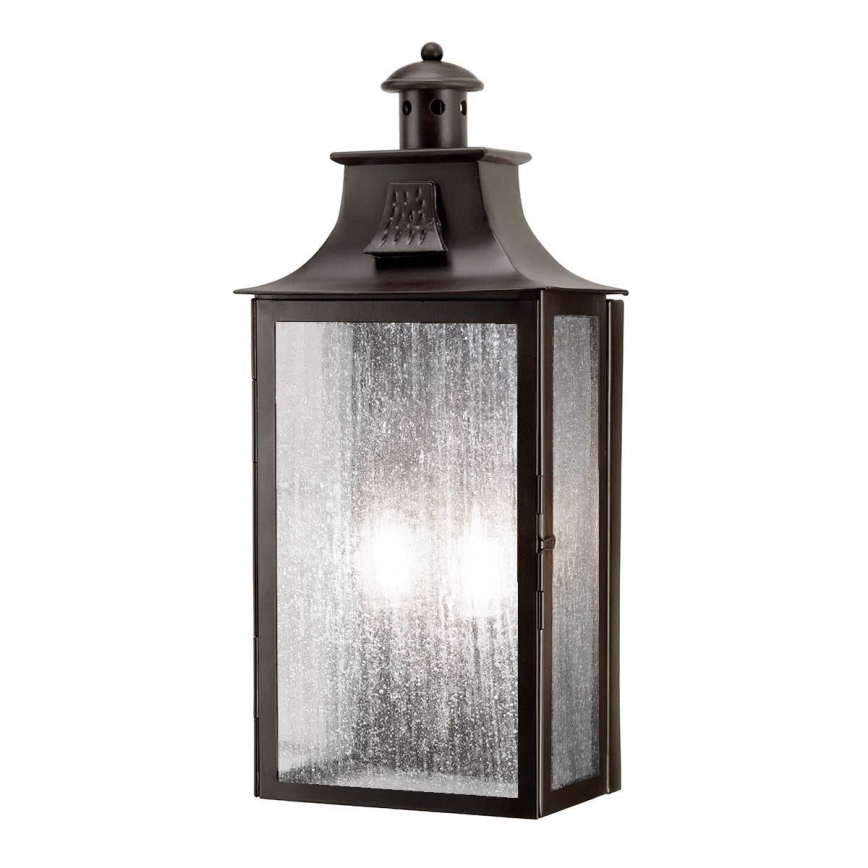 Elstead - Āra sienas lampa KENDAL 2xE14/60W/230V IP44