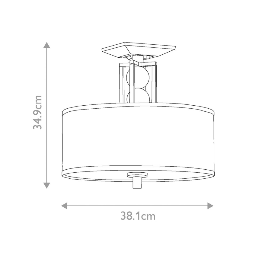 Elstead KL-CELESTIAL-SF - Virsapmetuma lustra CELESTIAL 3xE27/100W/230V