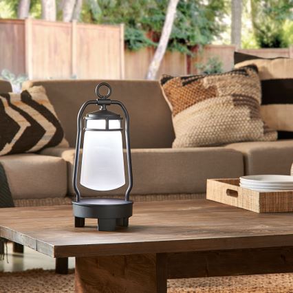 Elstead - Āra lampa ar skaļruni LYNDON 3W/230V IP44 8800 mAh