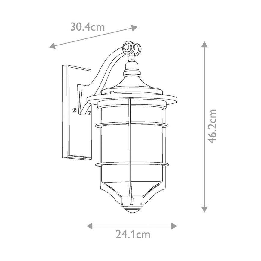 Elstead KL-ROYAL-MARINE2-M - Āra sienas gaismeklis ROYAL 1xE27/60W/230V IP44
