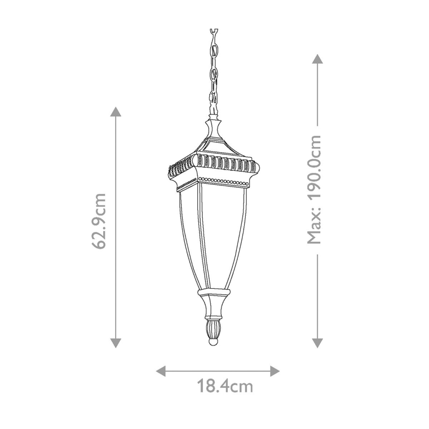 Elstead KL-VENETIAN8-M - Āra lustra VENETIAN 2xE14/60W/230V IP23