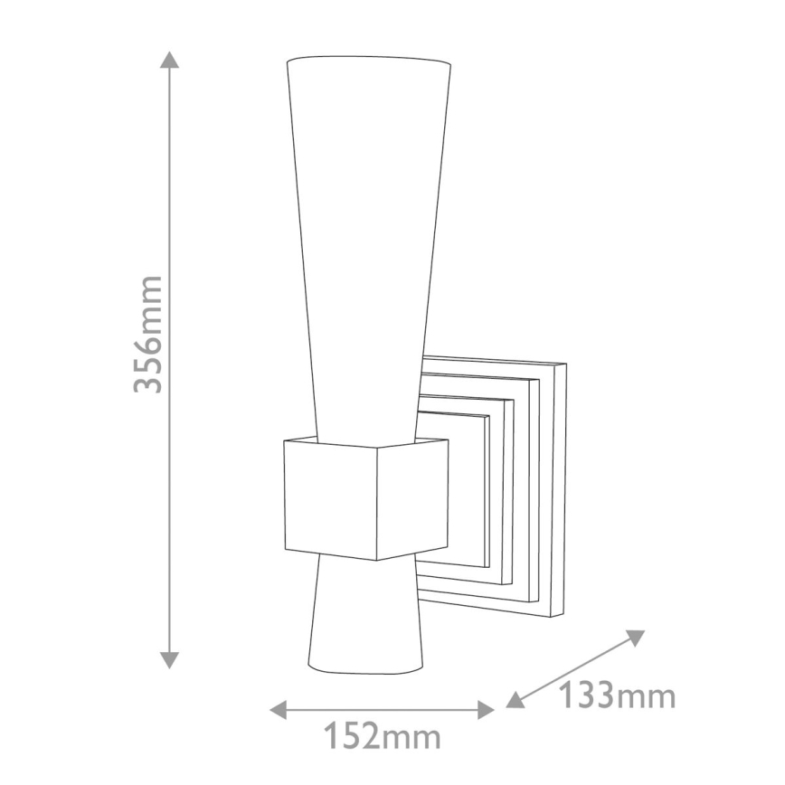 Elstead - Sienas lampa KRISTY 1xE27/40W/230V zelta