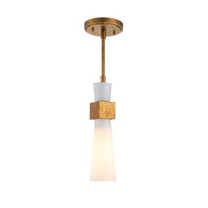 Elstead - stieņa lustra KRISTY 1xE27/40W/230V Ø 15,2 cm miedzaina