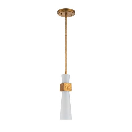 Elstead - stieņa lustra KRISTY 1xE27/40W/230V Ø 15,2 cm miedzaina