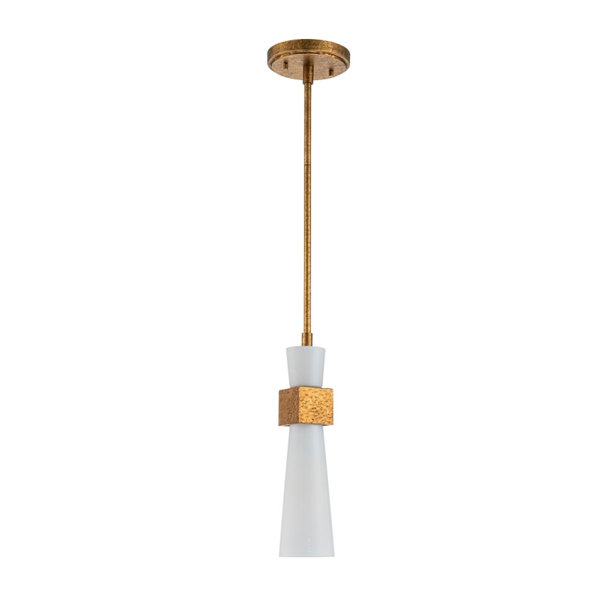 Elstead - stieņa lustra KRISTY 1xE27/40W/230V Ø 15,2 cm miedzaina