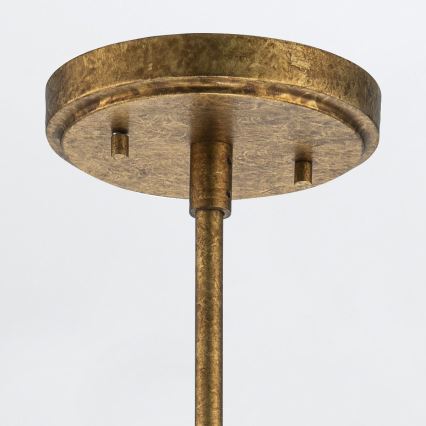 Elstead - stieņa lustra KRISTY 1xE27/40W/230V Ø 15,2 cm miedzaina