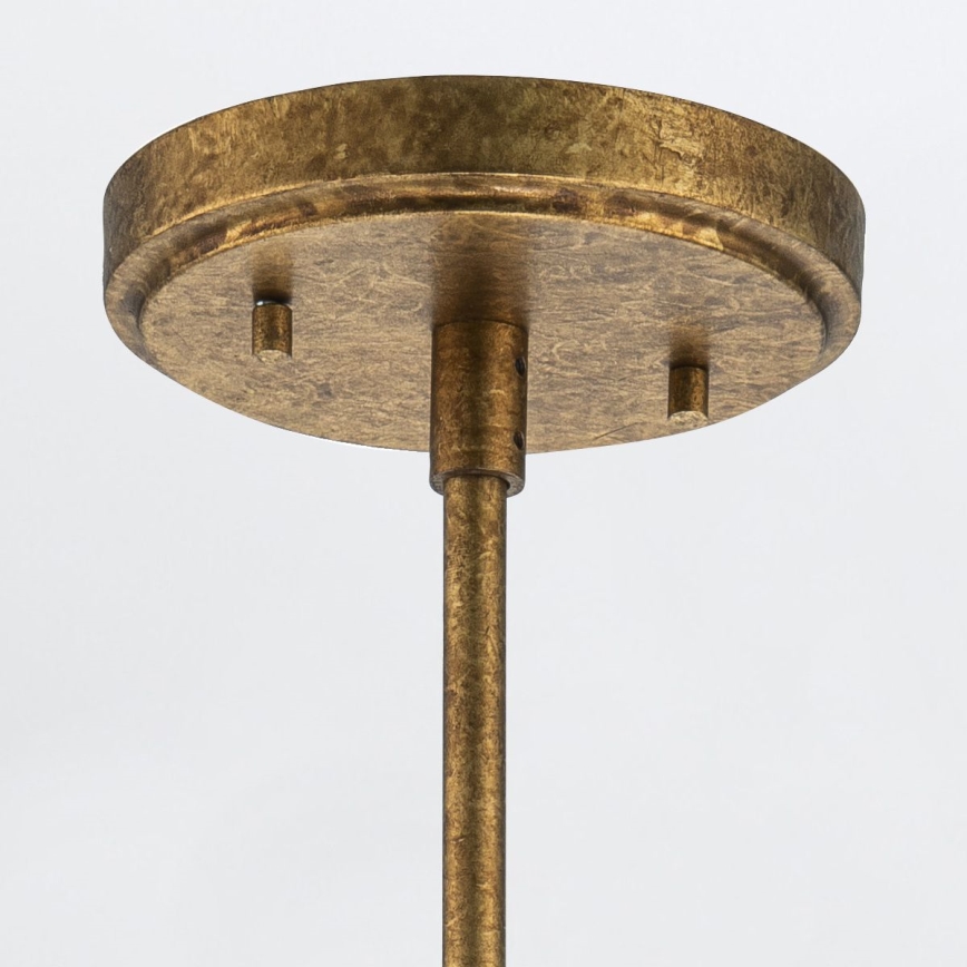 Elstead - stieņa lustra KRISTY 1xE27/40W/230V Ø 15,2 cm miedzaina
