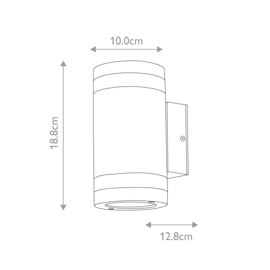 Elstead - LED Āra sienas lampa MAGNUS 2xGX53/9W/230V IP44